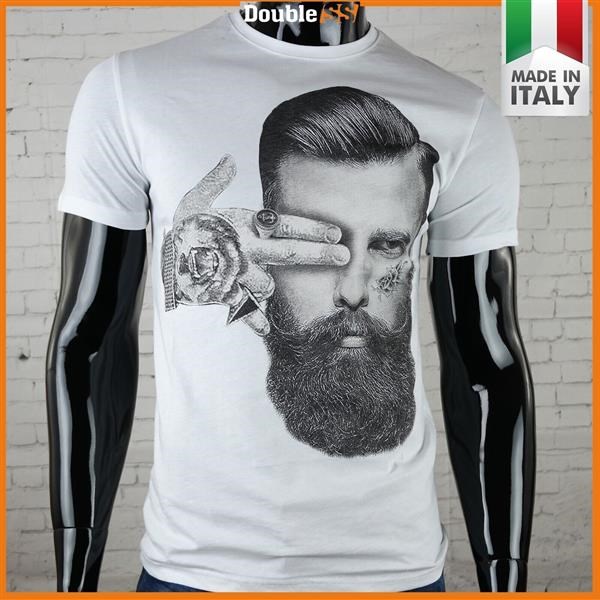 T-shirt da Uomo maglietta Bianca manica corta 100% Cotone Girocollo XL Ragazzo
